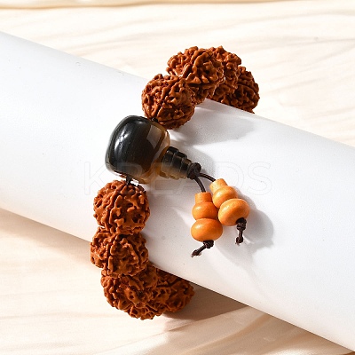 Bodhi King Kong Beaded Stretch Bracelets BJEW-M110-04C-1