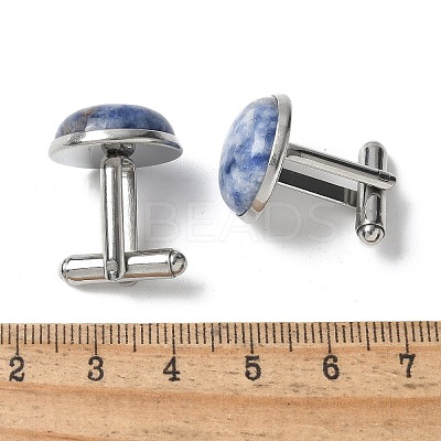 304 Stainless Steel Cuff Buttons G-C185-02P-31-1