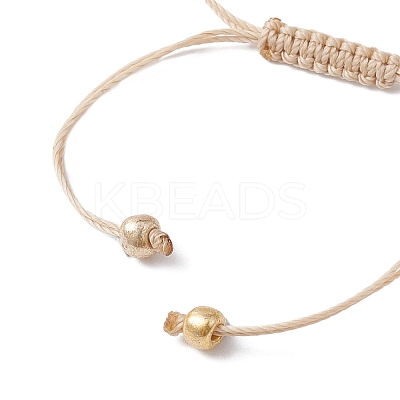 Synthetic Turquoise Beads with Natural Mixed Cowrie Shell Beads Anklet AJEW-AN00577-01-1