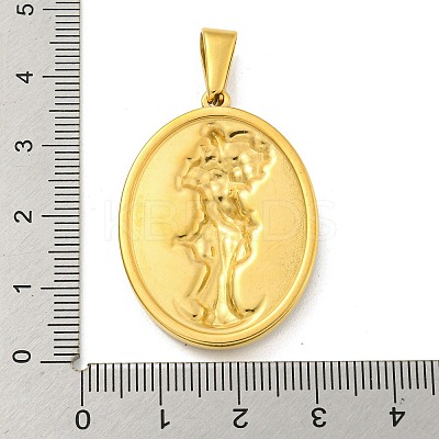 Ion Plating(IP) 304 Stainless Steel Pendants LS-STAS-R231-18G-13-1
