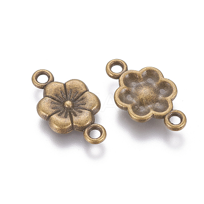Tibetan Style Alloy Flower Links Connectors LS-MLF5093Y-NF-1