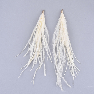 Ostrich Feather Tassel Big Pendant Decorations X-FIND-S302-08F-1