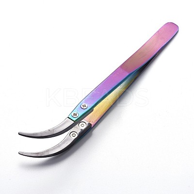 Stainless Steel Beading Tweezers TOOL-F006-12B-1