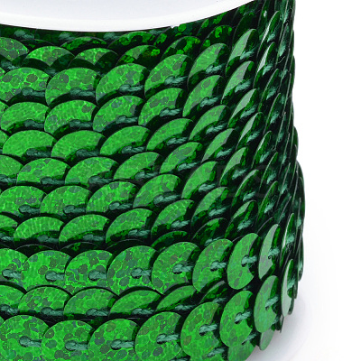 Eco-Friendly Plastic Paillette Beads PVC-Q092-6mm-P50104-1