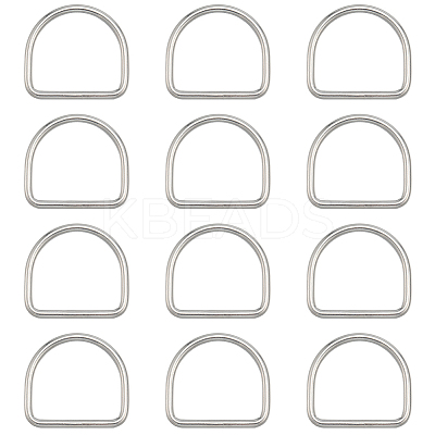304 Stainless Steel D Rings STAS-CP0001-05D-1
