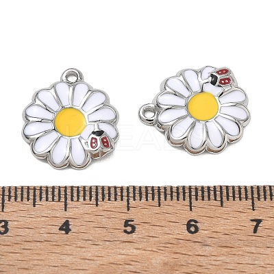 304 Stainless Steel Enamel Pendants SA-CBA7876-31P-03-1