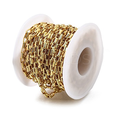 Brass Rectangle Link Chains CHC-G025-01G-1