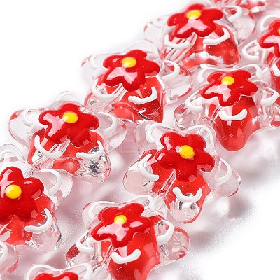 Transparent Glass Beads GLAA-H028-01C-1