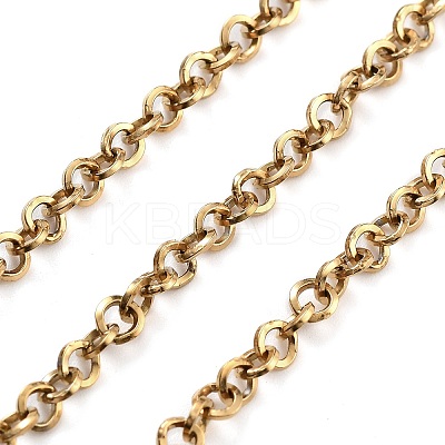 PVD Vacuum Plating 304 Stainless Steel Rolo Chains CHS-H026-08A-G-1