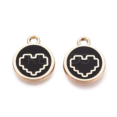Alloy Enamel Pendants ENAM-Q002-01G-06-1