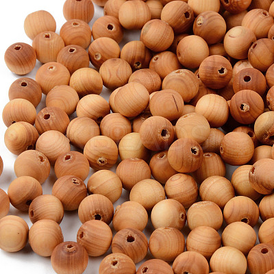 Natural Wood Beads WOOD-R268-8mm-1