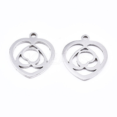 Non-Tarnish 201 Stainless Steel Pendants LS-STAS-T044-195P-1