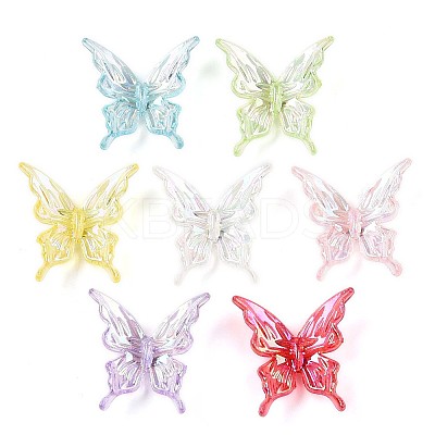 Transparent Acrylic Beads OACR-N137-74-1