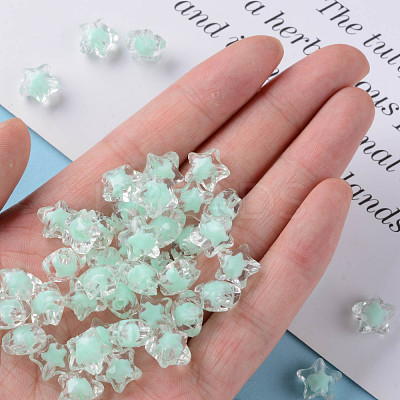 Transparent Acrylic Beads TACR-S152-01A-SS2111-1