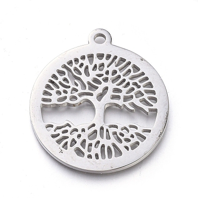 Non-Tarnish 304 Stainless Steel Pendants LS-STAS-L245-010A-P-1