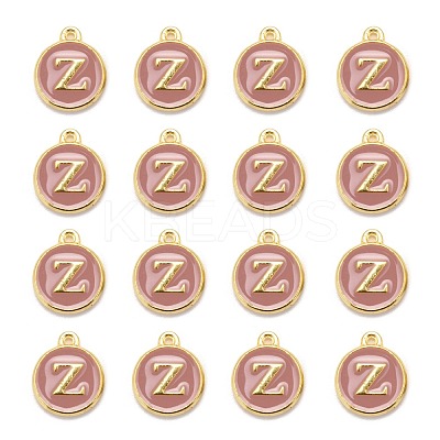 Golden Plated Alloy Enamel Charms X-ENAM-S118-07Z-1
