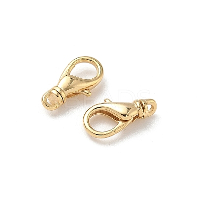 Brass Lobster Claw Clasps KK-F845-13G-A01-1