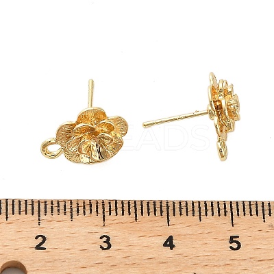 Alloy Stud Earring Findings PALLOY-I224-05G-1