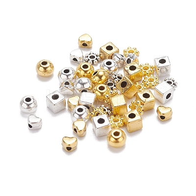 400Pcs 4 Style Tibetan Style Alloy Beads Set TIBE-YW0001-23-1