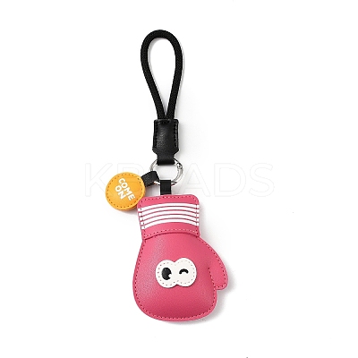 PU Leather Pendant Decorations HJEW-I014-01C-1
