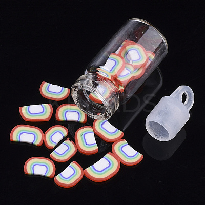 Handmade Polymer Clay Nail Art Decoration Accessories MRMJ-S046-005C-1