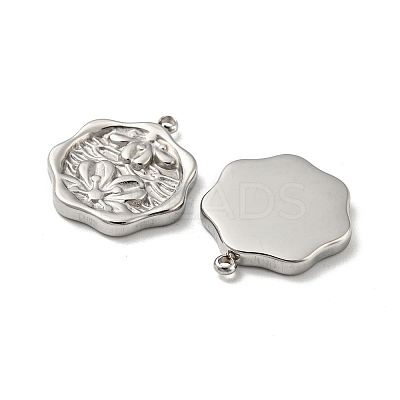 Non-Tarnish 304 Stainless Steel Pendants STAS-L022-030P-1