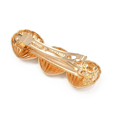 Alloy with Iron Clip Hair Barrettes PHAR-G014-01C-G-1