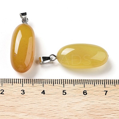 Natural Agate Dyed Pendants G-Q016-03C-1