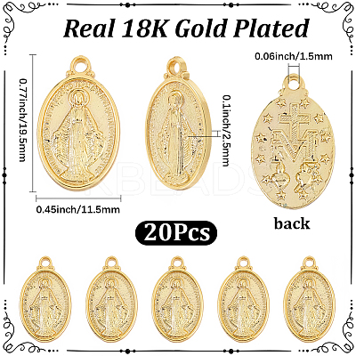 20Pcs Alloy Pendants FIND-SC0021-67-1