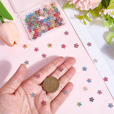 100Pcs Transparent Resin Cabochons MRMJ-SP0001-28-1