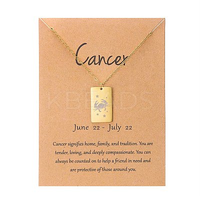 Twelve Constellations Pendants Necklaces PW-WG2D875-03-1