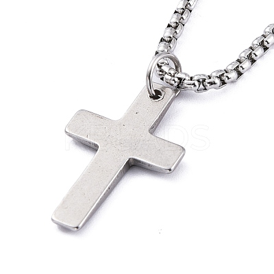 Non-Tarnish 304 Stainless Steel Double Layer Necklaces NJEW-M181-07P-1