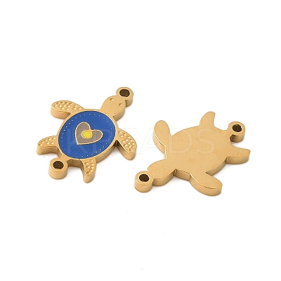 304 Stainless Steel Enamel Connector Charms STAS-Z139-02G-1