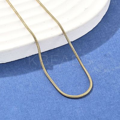 304 Stainless Steel Snake Chain Necklaces NJEW-F248-02B-G-1