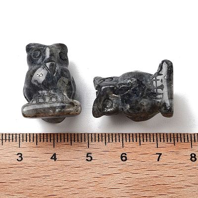 Natural Larvikite Carved Figurines DJEW-L023-G02-1