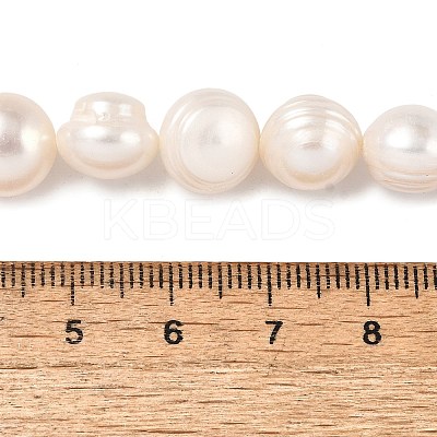 Natural Cultured Freshwater Pearl Beads Strands PEAR-I007-07T-01-1