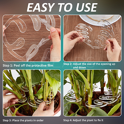 Acrylic Plant Supports FIND-WH0172-86A-1