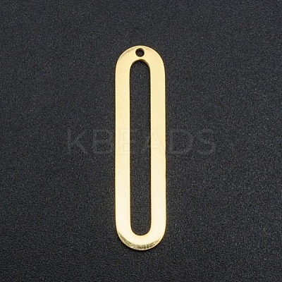 201 Stainless Steel Open Back Bezel Pendants STAS-R111-LA140-1