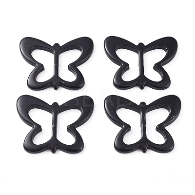 Resin Buckle Clasps RESI-WH0008-25A-1