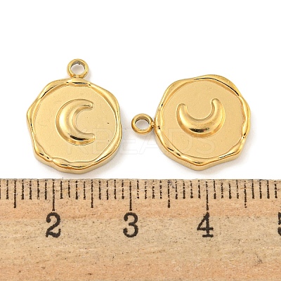 Ion Plating(IP) 304 Stainless Steel Charms STAS-A099-05G-1