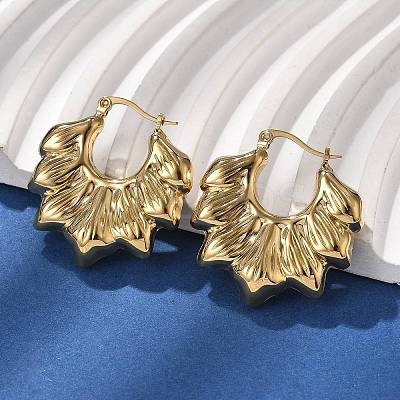 304 Stainless Steel Hoop Earrings EJEW-V016-11G-01-1