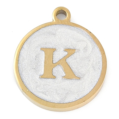 Ion Plating(IP) 201 Stainless Steel Pendants STAS-K288-02G-K-1