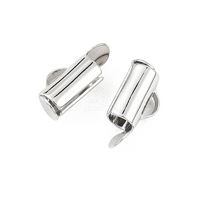 SHEGRACE Brass Slide On End Clasp Tubes XGRQ1R195-356P-1