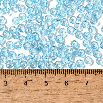 Transparent Colours Glass Seed Beads SEED-P007-02A-10-1