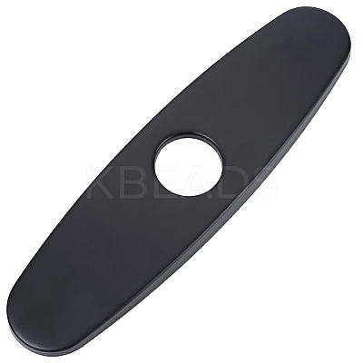 Oval Stainless Steel Faucet Hole Covers STAS-WH20001-18C-EB-1