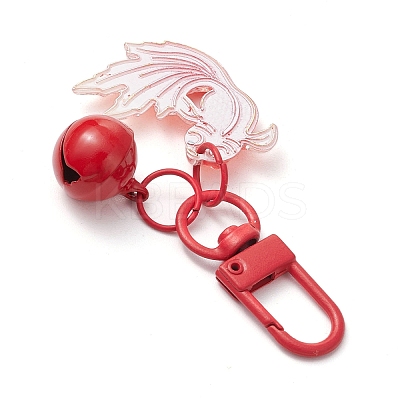 Acrylic Goldfish Pendant Decorations HJEW-JM03001-1