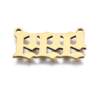 201 Stainless Steel Pendant Links STAS-S110-115G-09-1