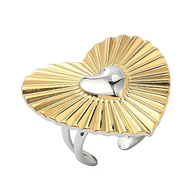 304 Stainless Steel Cuff Open Rings RJEW-P180-01A-1