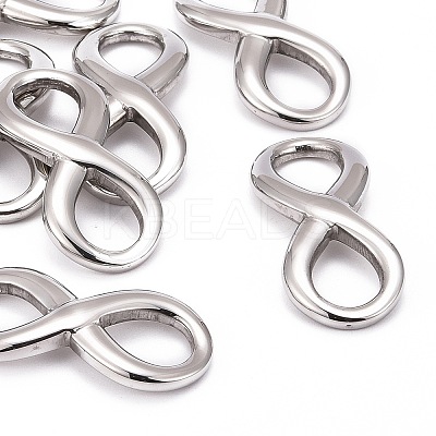 Tarnish Resistant Smooth Surface 304 Stainless Steel Infinity Links connectors LS-STAS-N006-03-1