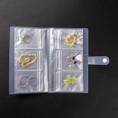 Transparent Jewelry Organizer Storage Books AJEW-FS0001-01-1